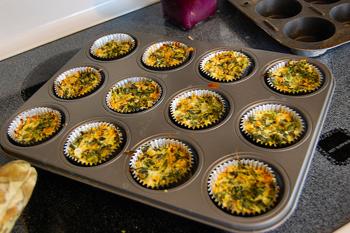 Mini quiche - perfect as finger food for breakfast